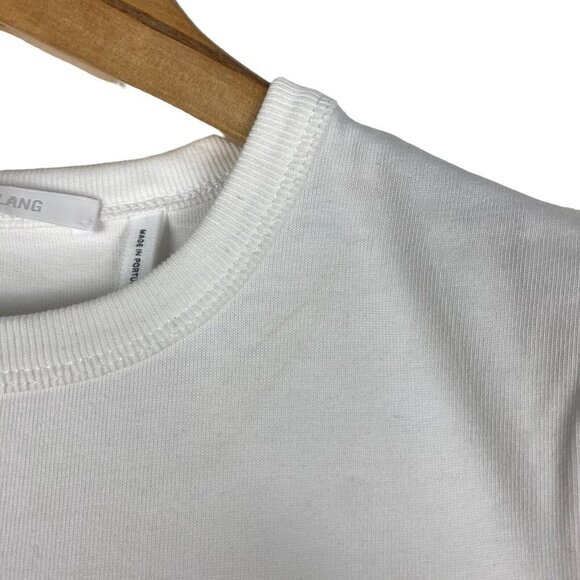 Helmut Lang White Red Colorblock Crew Neck Short Sleeve Lifeguard Baby Tee US XS - Picture 6 of 12